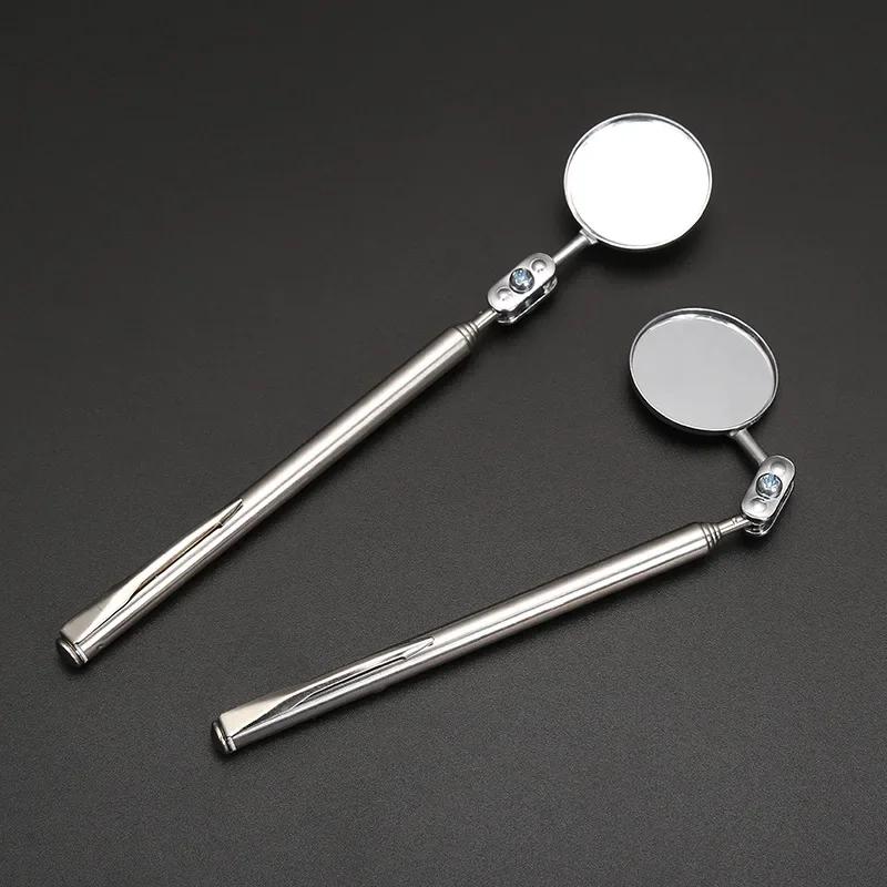 Portable Car Angle Observation Pen Car Telescopic Detection Lens Inspection Round Mirrorcar Inspection Mirror