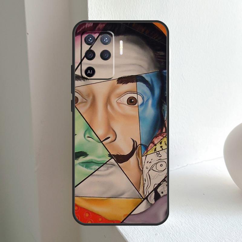 Salvador Dali Art For OPPO A80 A60 A40 A5 A6 Pro A15 A17 A57 A16 A76 A96 A18 A38 A58 A78 A98 A54 A74 A94 Case