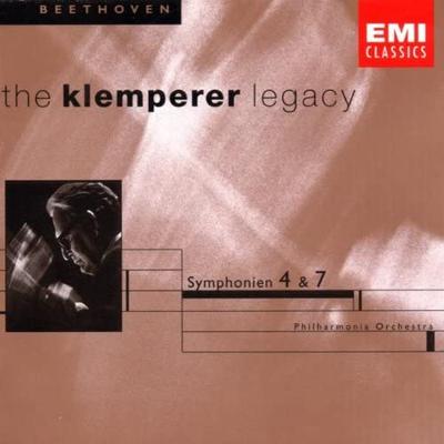 CD BEETHOVEN, KLEMPERER; PAO - Beethoven: Symphonies 4 & 7 724356679528 UK Classical Used