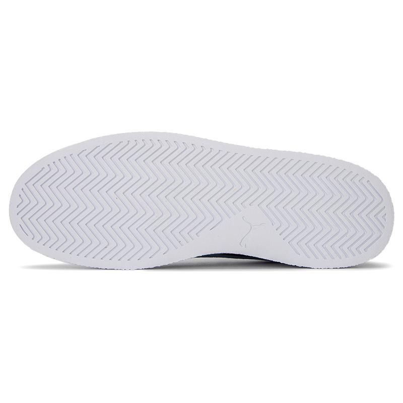 Puma Club Retro Prep Leather Comfortable Casual Low-Top Sneakers Unisex sneakers White Blue Purple 389404-01