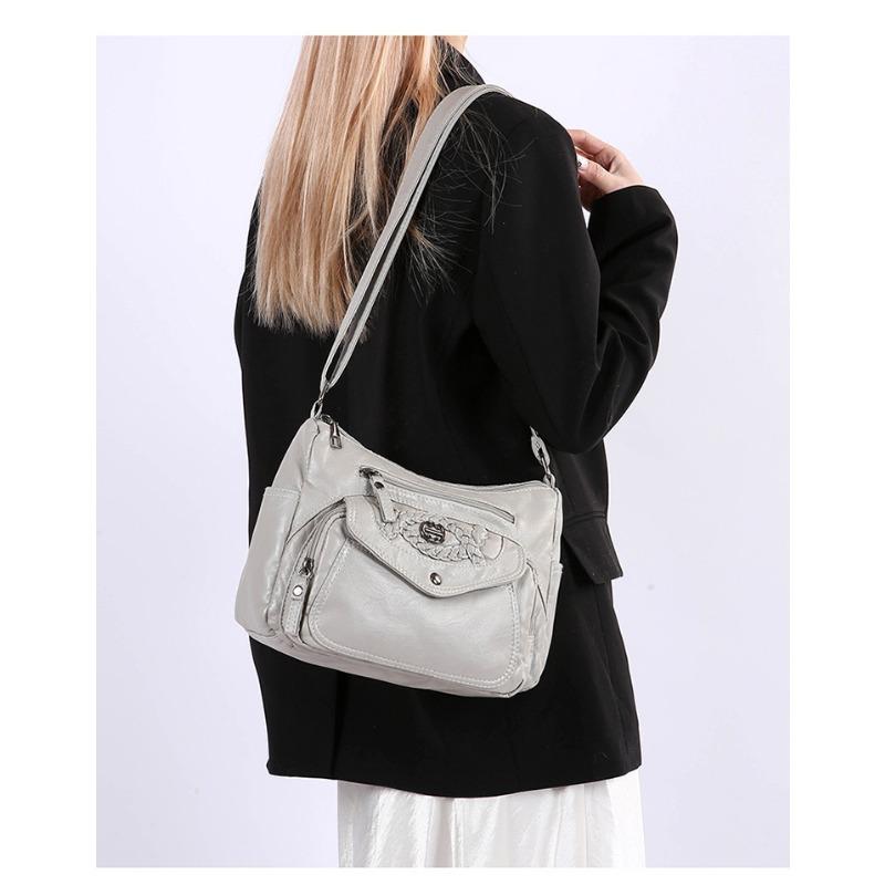 Multi Layer Minimalist Single Shoulder Diagonal Bag