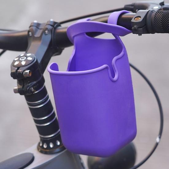 Silicone Cup Holder Bag Foldable Universal Bottle Holder Drink Holder Fits Most Bottles And Cups for Bikes Strollers Lawn Chairs Hands-Free