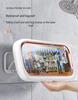 Wall-Mounted Waterproof Rotating Phone Holder for Bathroom and Toilet