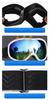 Lalapala Snow Goggles 180° Wide View, Dual Anti-Fog Lens, UV Protection, OTG Over-Glasses, Frameless for Ski and Snowboard