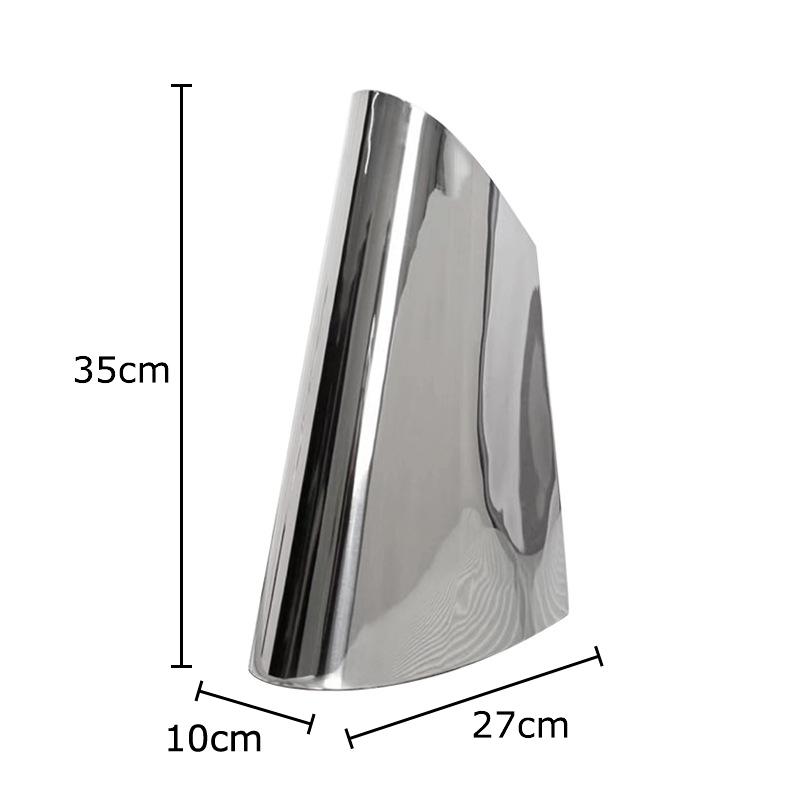 Creative Beveled Trapezoidal Metal Vase Table Decoration Flower Arrangement Abstract Geometric Crafts Vases Room Aesthetic Decor