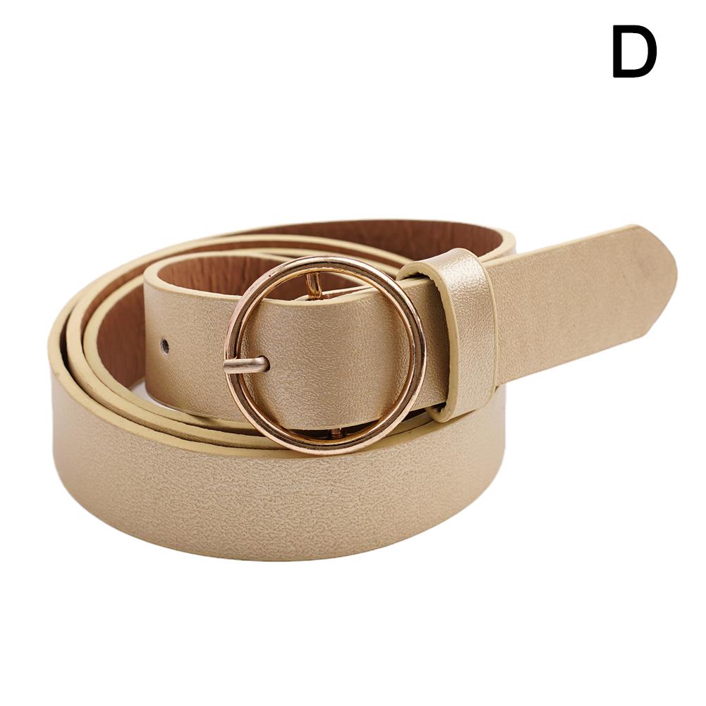 NEW Women PU Leather Waistbands Adjustable Belts Fashion Casual Pin Round Buckle Belts For Waist Strap Jeans Skirt Men Female