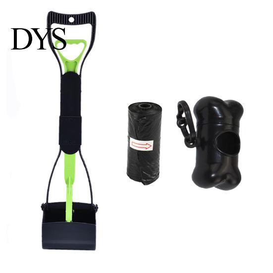 Large And Medium Dog Waste Scooper Pooper Scooper, Portable Pet Cleanup Tool with 20 Bags, Outdoor Carry Case, Foldable for Yard, Lawn, Use