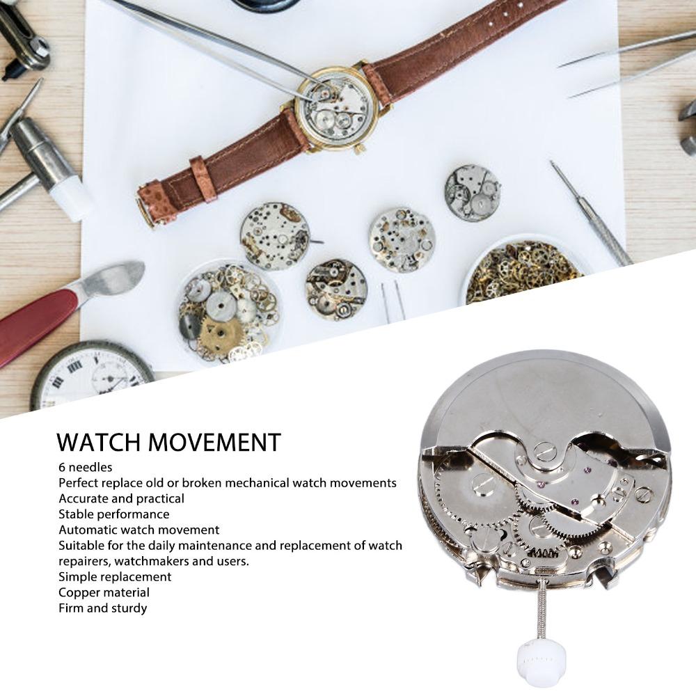 Six Pointer Mechanical Core 7120 Model Automatic Movement for 7120 movement Watch Making