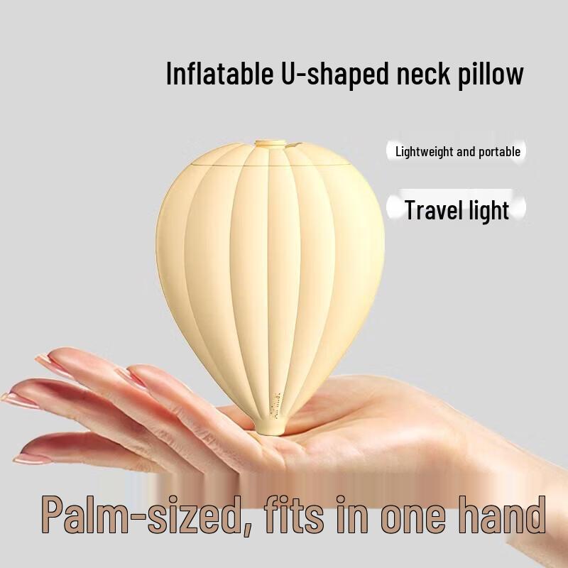 Inflatable U-shaped Neck Massage Travel Pillow CN plug (adapter included)
