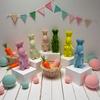 Creative Bunny Decoration With Bow Tie Simulation Rabbit  Indoor Outdoor Lawn