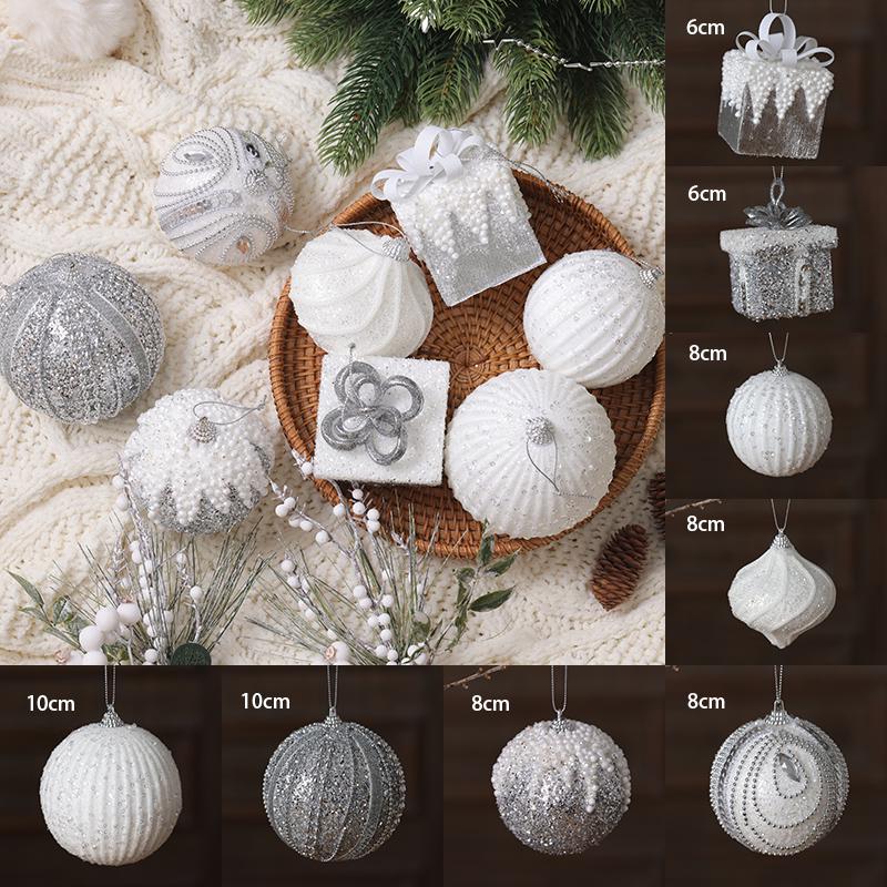 Luminous Christmas Ornaments: Star Tree Topper & Ball Set for Festive Decoration