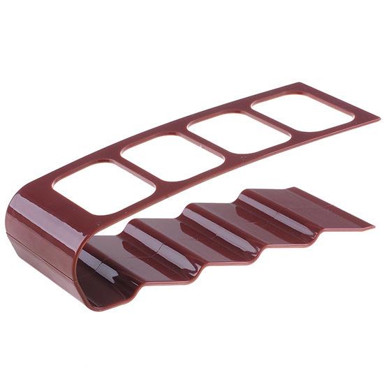 Creative Four-Grid Plastic Remote Control Holder and Desktop Organizer