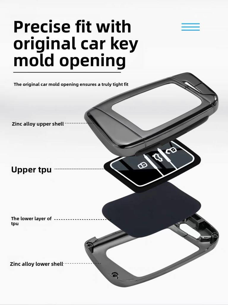 2026 Hot For VW VOLKSWAGEN Car Key Case Cover Shell For VW Volkswagen Golf 7 MK7 Tiguan MK2 For SEAT Ateca Leon FR 2 Ibiza For S