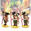 Detailed 16cm Pvc Goku Q Version Standing In Flight Suit Anime Figure Dragon Ball Z Character Statue