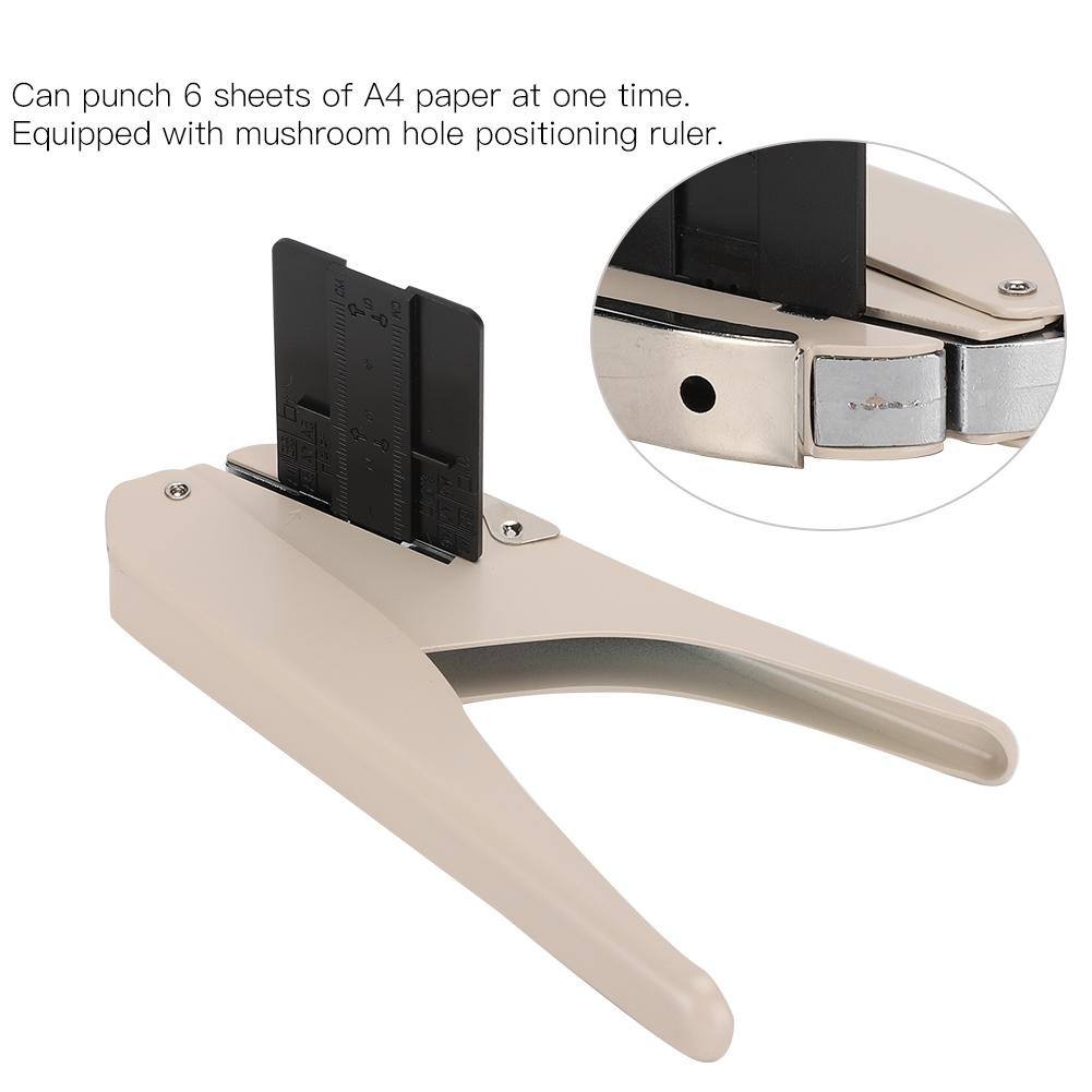 Mushroom Hole Notebook Puncher Creative Mini DIY Loose Leaf Manual Punching Machine