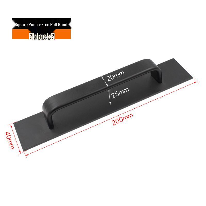 Self-Adhesive Aluminum Alloy Handles for Doors and Windows