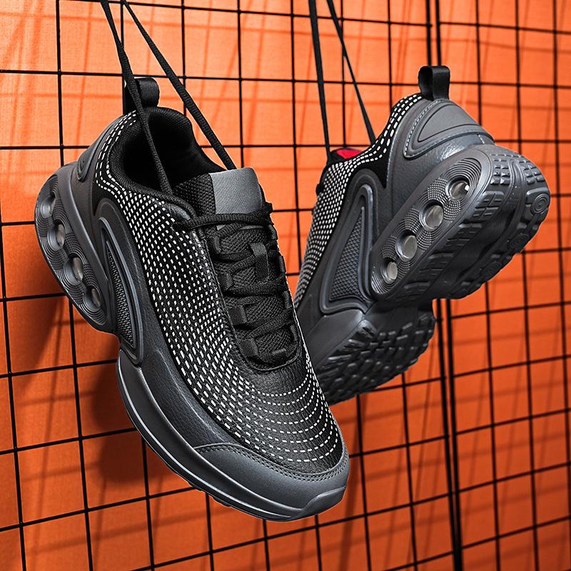 Men's shoes summer new air cushion casual sports shoes light shock absorption breathable quick drying trend versatile running shoes