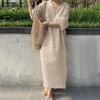Casual Summer Cotton V Neck Short Sleeve Loose Dress