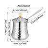 Coffee Maker, Kitchen Utensil, Ideal for Camping And Induction Cookers, with Anti-spill Spout,