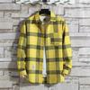 Classical Men Plaid Shirts Long Sleeve Casual Regular Fit Male Tops Autumn Spring