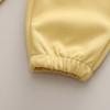 Boys and Girls' Elegant Round Neck Set, Spring and Autumn Fashion Handsome 3D Pumpkin Long Sleeve Two Piece Set