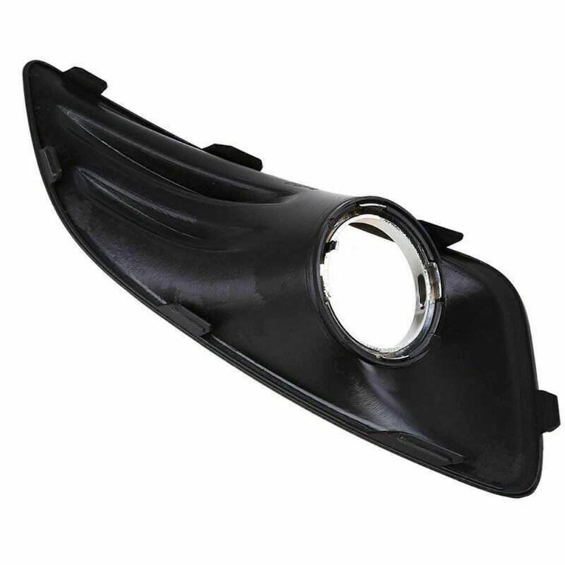 Front Bumper Fog Light Lamp Cover Grille Replacement Lamp Frame Compatible For Ford Fiesta 2013-2016