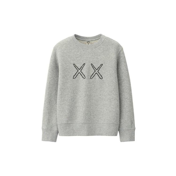 UNIQLO x KAWS Graphic Sweatshirt Grey Men s 416115-03 S