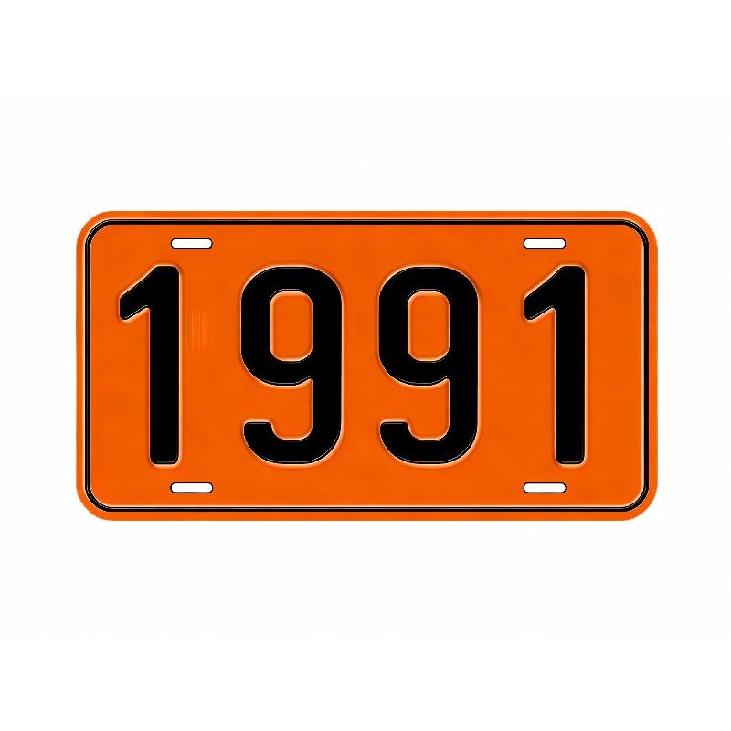 

D Flat Aluminum License Plate Retro Car Plate Vintage Metal Tag Wall Art Decor Waterproof Durable Plaque for Garage B 15x30cm(5.9x7.8inch)