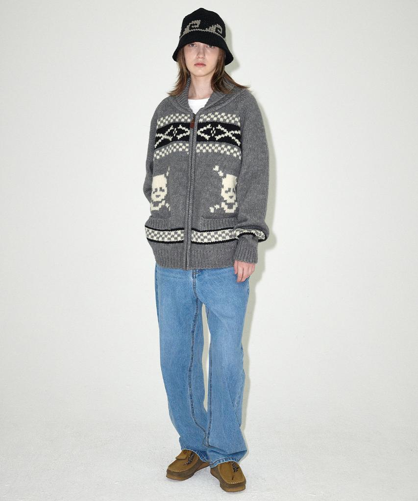 MAHAGRID Swell Handmade Knit Bucket Hat Black(Mg2Efmab35A)