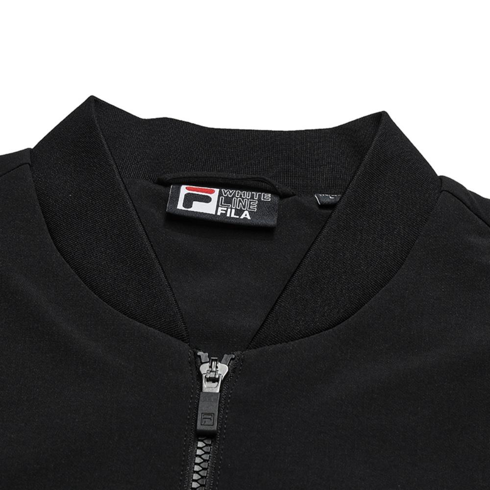 FILA White Classic Minimalist Solid Color Fashion Casual Versatile Woven Jacket Men Jacket F11M543703FBK