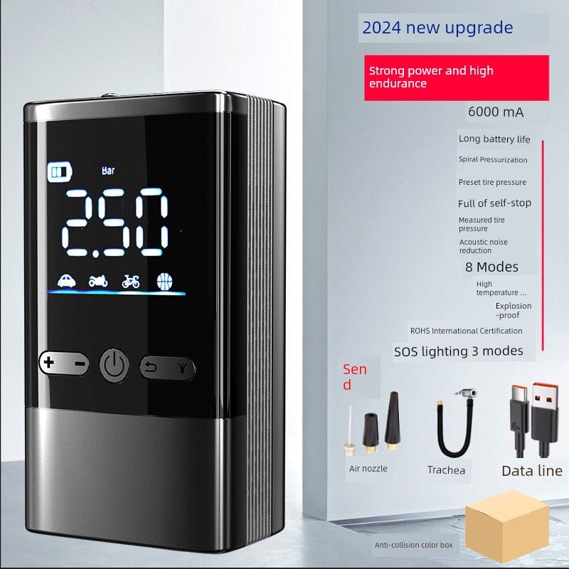Vehicle Air Pump Strong Start Emergency Start Power Supply Inflatable Integrated Air Pump Standby Electric Car Electric Treasure