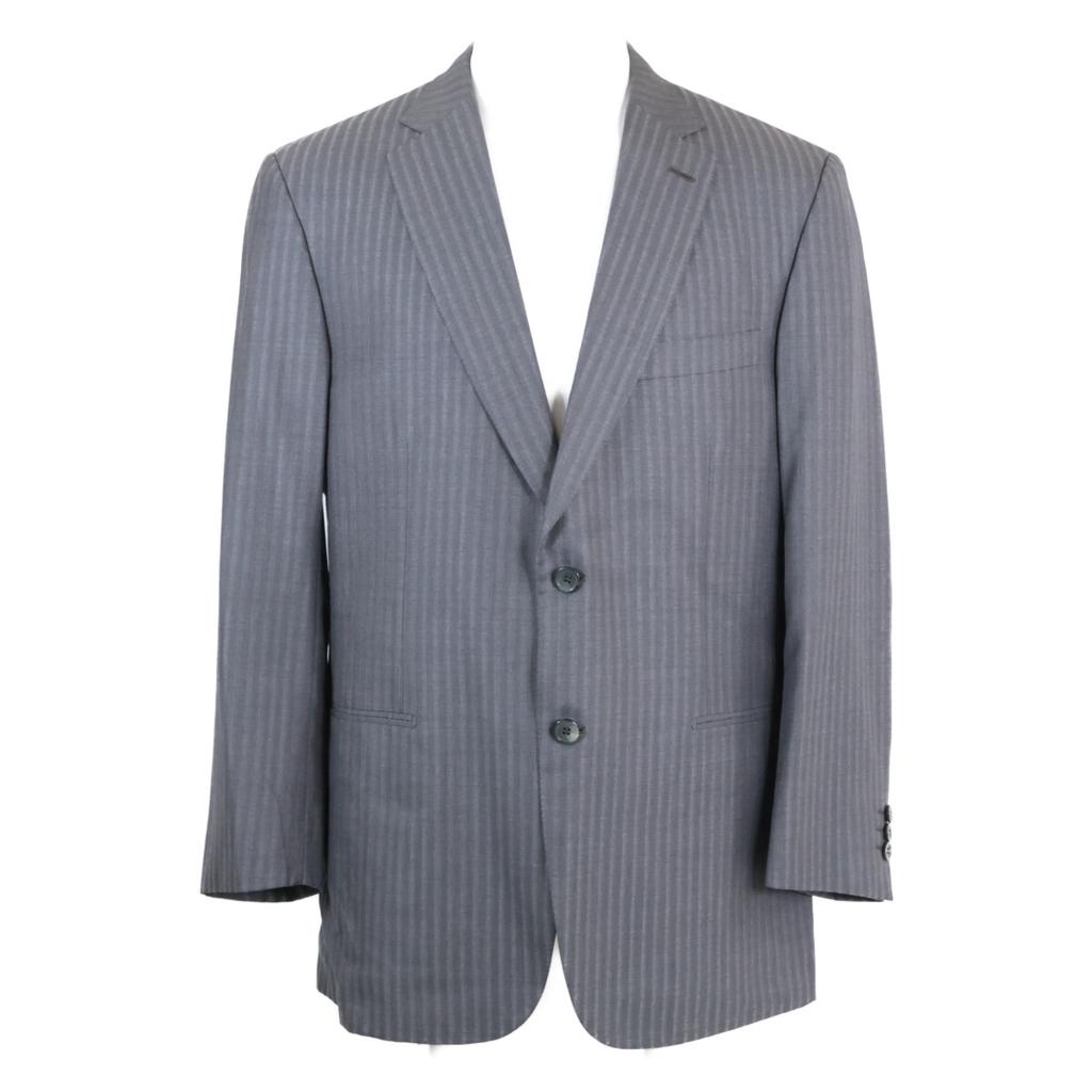 Brioni Brunico Stripe Suit Setup 52 R grayUsed