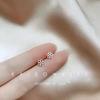 New Minimalism Earring 925 Silver Needle Allergic Protection Mini Small Heart Stud Earrings for Women Girls Jewellery