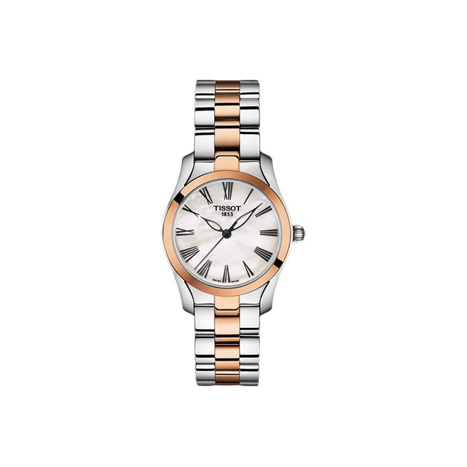 TISSOT Wave Collection Quartz Movement 30m Water Resistance Women s Watch 30mm White Dial T112.210.22.113.01 Silver Dial