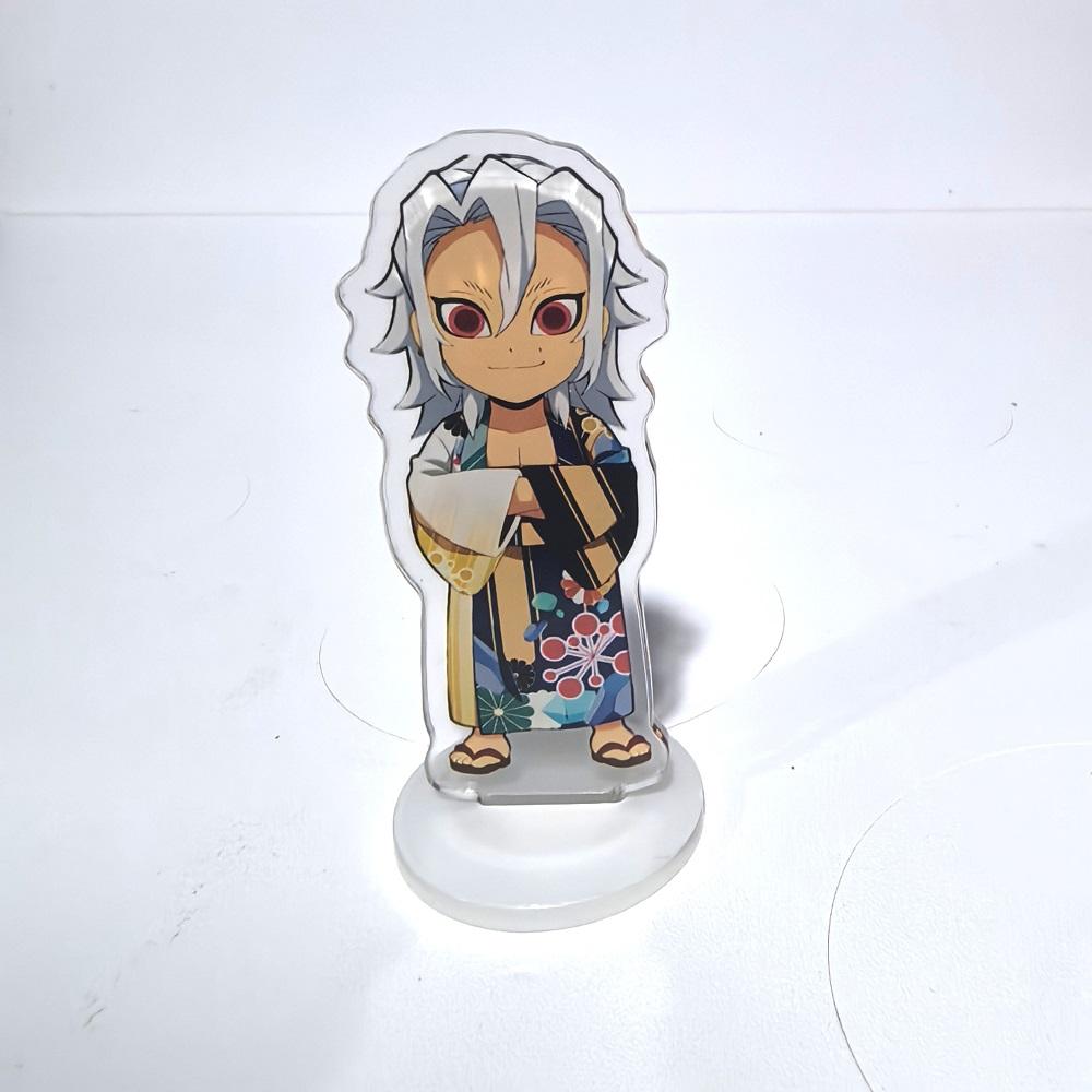 Japan Anime Demon Slayer Kimetsu No Yaiba Acrylic Stand Model Action Kamado Nezuko Hashibira Inosuke Desk Decoration Plate Toys