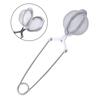 4pcs Rustproof Teas Filter Ball Stainless Steels Easy to Open Close Clip Kitchen Teas Mesh Infuser Strainer with Handle