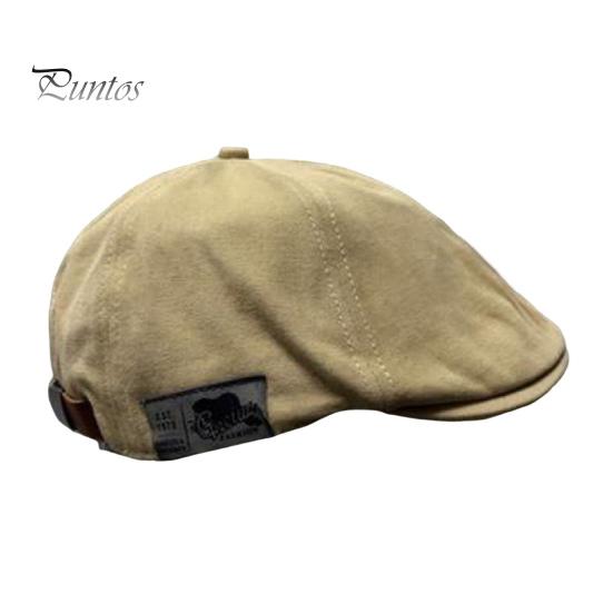 

Унисекс Продвинутая шляпа Винтажная регулируемая шляпа газетчика с короткими полями Однотонная уличная кепка в стиле хип-хоп для мужчин и женщин Осенняя кепка для работы на открытом воздухе для отдыха с козырьком бежевый