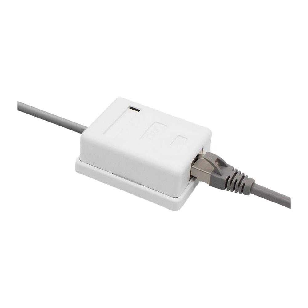 Network Panel Box Single/dual Port Shielded Category 6 Network Junction Boxes For Network Shielded CAT6 Module Spare Parts