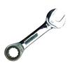 Ratchet Socket Wrench 8-18mm Short Handle Ratchet Wrench Combination Wrench Quick Open Spanner Hand Repair Tool