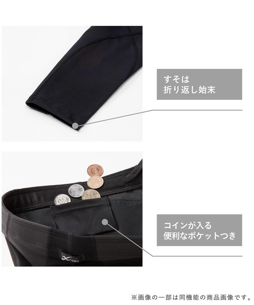 Sports Tights GYM Reduces Muscle Fatigue During Provides Full Lower Body Long Leg Generator Model HZO546 BL M CW-X/Wacoal Men's [GOLD'S Collaboration]