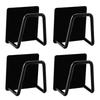 1-4pcs Sponge Holders Stainless Steel Sink Drain Drying Rack Bathroom Sponge Holder Wall Hooks Storage Holders Kitchen Gadgets