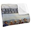 Yellowstone Dutton Ranch Silky Hands Supersoft Blanket