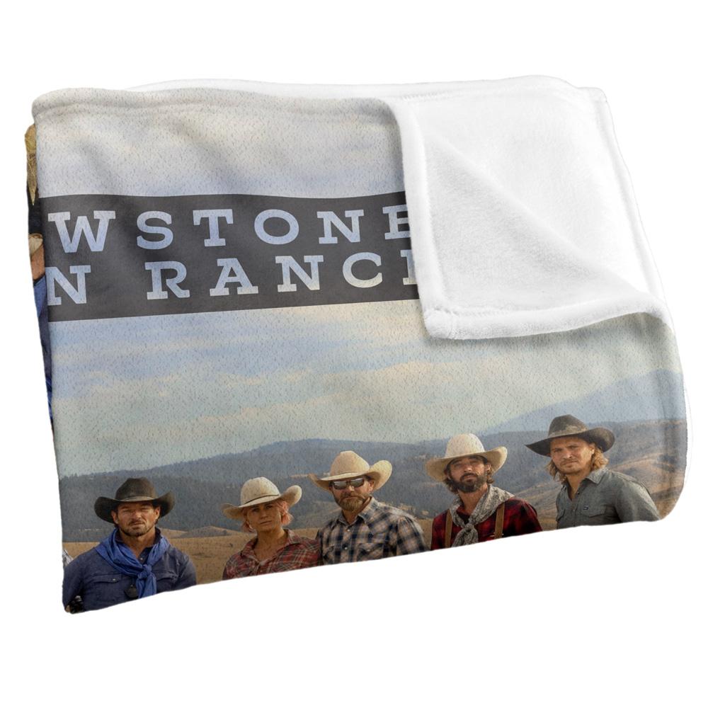 Yellowstone Dutton Ranch Silky Hands Supersoft Blanket