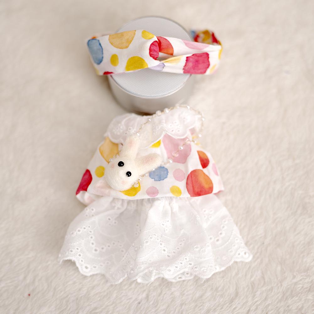24cm Mia Potato Doll with Balloon Skirt Outfit - Four-Piece Silicone Figure Toy Set