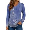 Women Long Sleeve Tops Dressy Casual V Neck Tshirts Basics Tee Vacation Fall Fashion Clothes