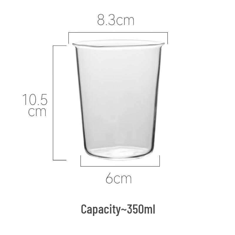 Shangqi Minimalist Borosilicate Glass Coffee Mug Set