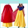 Elegant White Princess Long Dress For Women Ideal For Cosplay And Halloween Events