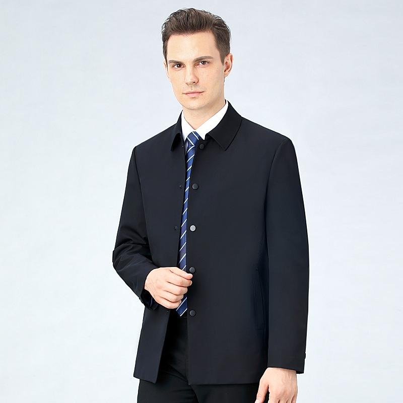 

Куртка мужская куртка весна новый пиджак с лацканами для государственных служащих деловой повседневный пиджак для папы 200