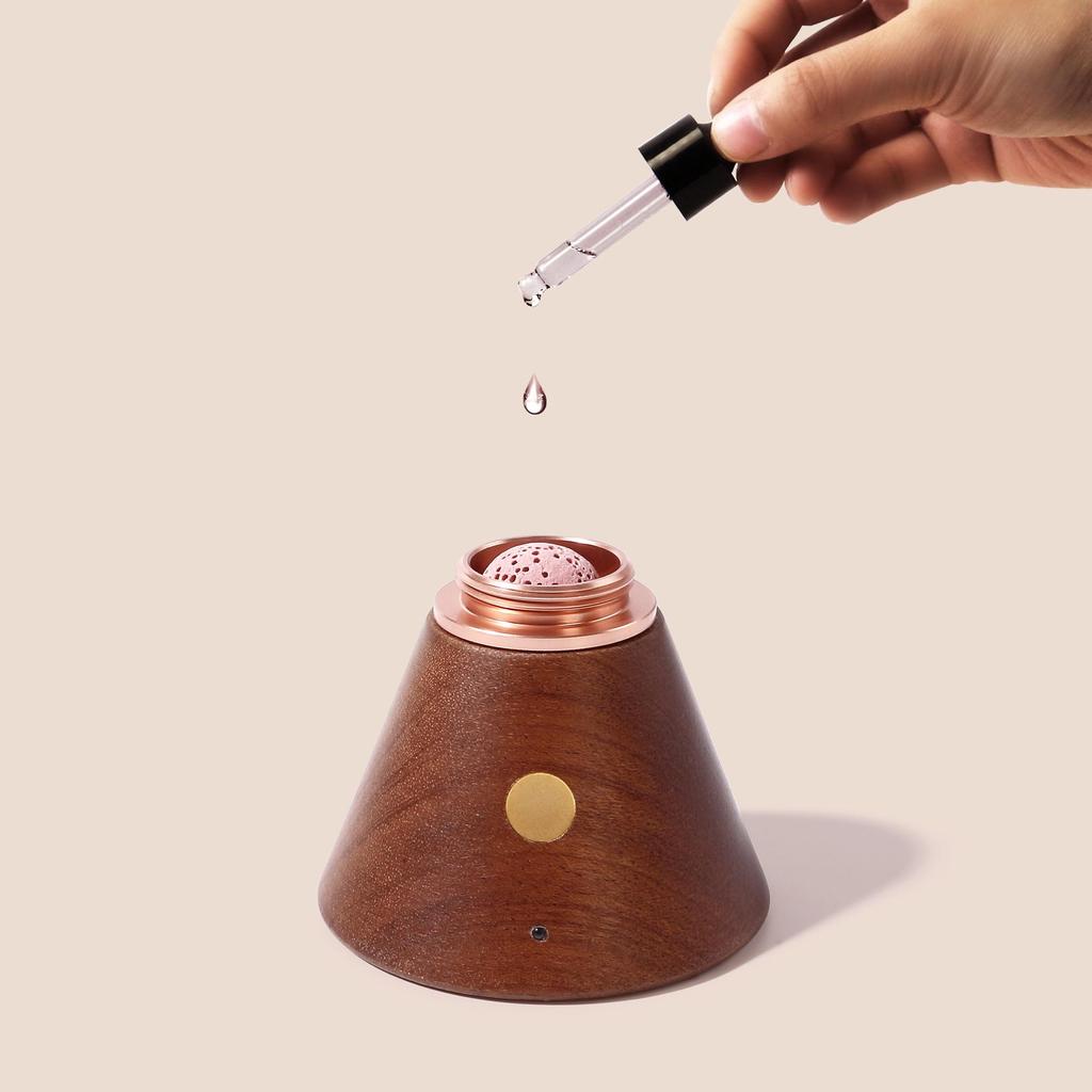 Solid Wood Temperature-Controlled Aromatherapy Diffuser