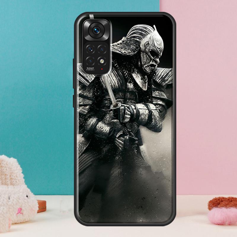 Japanese Samurai Case For Xiaomi Redmi Note 14 12 11 9 10 13 Pro 9S 10S 11S 12S Redmi 13C 10C 12C 14C Cover